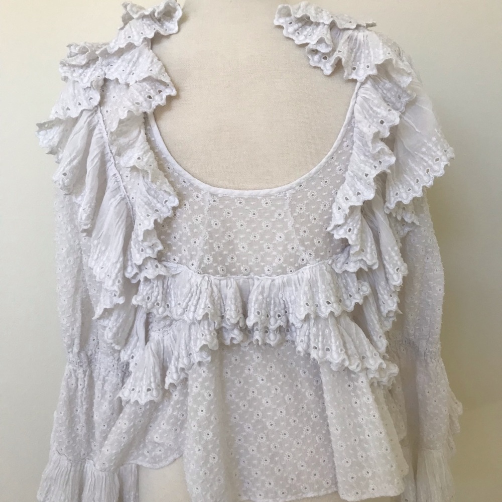 ISABEL MARANT MAIN LINE NOT ETOILE 2018 WHITE TOP - Picture 3 of 8